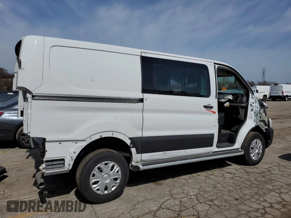 2024 Ford Transit Cargo with VIN 1FTBR1Y84RKB03745, listed as a Copart auction lot 49505745 with 867 mi miles and Clean Title. Bid and sale history available at DreamBid. Image 3.