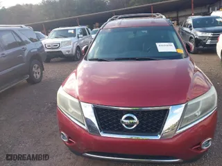 2014 Nissan Pathfinder SV with VIN 5N1AR2MN0EC684562, listed as a IAAI auction lot 41616690 with 177,174 mi miles. Bid and sale history available at carsss.com. Image 6.