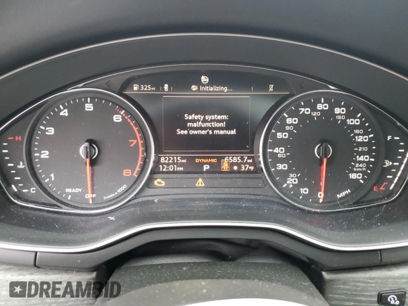 2018 Audi A5 Sportback Premium Plus with VIN WAUBNCF58JA103383, listed as a Copart auction lot 79073073 with 82,215 mi miles. Bid and sale history available at carsss.com. Image 9.