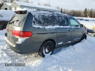 2008 Honda Odyssey EX with VIN 5FNRL38458B502927, listed as a Copart auction lot 44243425 with 317,719 mi miles and Salvage Title. Bid and sale history available at carsss.com. Image 3.