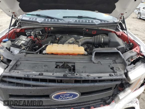 2018 Ford F-150 XL with VIN 1FTMF1C57JFB02794, listed as a Copart auction lot 58041445 with 279,074 mi miles and Salvage title. Bid and sale history available at DreamBid. Image 11.