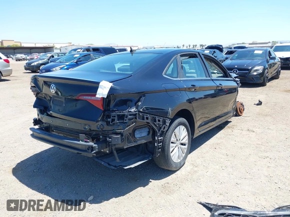 2020 Volkswagen Jetta S with VIN 3VWCB7BU9LM030077, listed as a IAAI auction lot 42313433 with Not provided miles and . Bid and sale history available at DreamBid. Image 4.