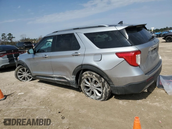 2022 Ford Explorer Limited with VIN 1FMSK7FH1NGA79598, listed as a Copart auction lot 45244325 with 56,275 mi miles and Salvage Title. Bid and sale history available at carsss.com. Image 2.