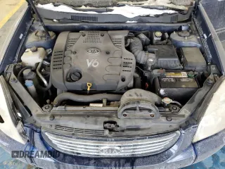 2007 Kia Optima EX with VIN KNAGE124275159540, listed as a Copart auction lot 46324655 with 184,036 mi miles and Salvage Title. Bid and sale history available at carsss.com. Image 11.
