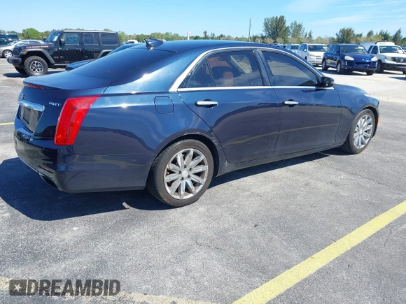 2016 Cadillac CTS RWD with VIN 1G6AP5SX8G0119984, listed as a IAAI auction lot 41679567 with 98,592 mi miles and . Bid and sale history available at DreamBid. Image 4.