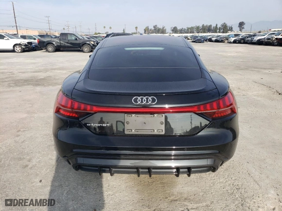2023 Audi e-tron GT Premium Plus with VIN WAUFJBFW6P7001571, listed as a Copart auction lot 43203774 with NaN miles. Bid and sale history available at carsss.com. Image 6.