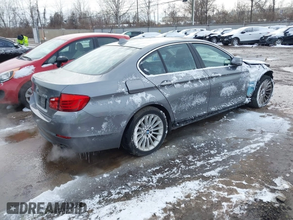 2012 BMW 5 Series 535i xDrive with VIN WBAFU7C56CDU57579, listed as a IAAI auction lot 41590047 with 108,748 mi miles and . Bid and sale history available at carsss.com. Image 4.