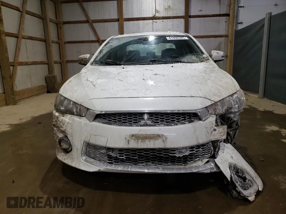 2017 Mitsubishi Lancer ES with VIN JA32V2FWXHU000849, listed as a Copart auction lot 41998385 with 124,069 mi miles and Salvage Title. Bid and sale history available at carsss.com. Image 5.