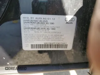 2012 Audi Q5 3.2L Premium Plus with VIN WA1DKAFP1CA079967, listed as a Copart auction lot 48829905 with 117,245 mi miles and Clean Title. Bid and sale history available at carsss.com. Image 13.