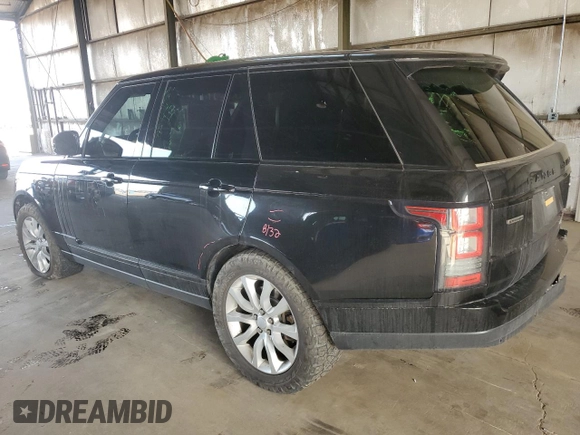 2015 Land Rover Range Rover Supercharged z VIN SALGS2TF5FA214787, wystawiony jako Copart lot #55433235 z przebiegiem 77 148 mil mil oraz Szkoda całkowita • Salvage title. Historia ofert i sprzedaży dostępna na DreamBid. Obrazek 2.