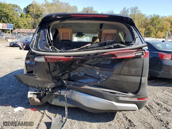 2023 Kia Carnival LX with VIN KNDNB4H33P6248790, listed as a Copart auction lot 76747534 with 40,102 mi miles and Salvage Title. Bid and sale history available at carsss.com. Image 6.
