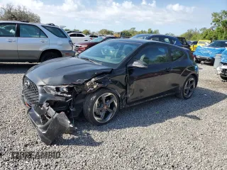 2019 Hyundai Veloster Turbo z VIN KMHTH6AB3KU013504, wystawiony jako Copart lot #52546535 z przebiegiem 37 975 mil mil oraz Szkody całkowita. Historia ofert i sprzedaży dostępna na DreamBid. Obrazek 1.