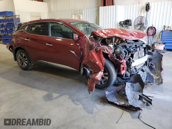 2018 Nissan Murano S with VIN 5N1AZ2MG2JN146476, listed as a Copart auction lot 48248175 with 100,182 mi miles and Salvage Title. Bid and sale history available at DreamBid. Image 4.