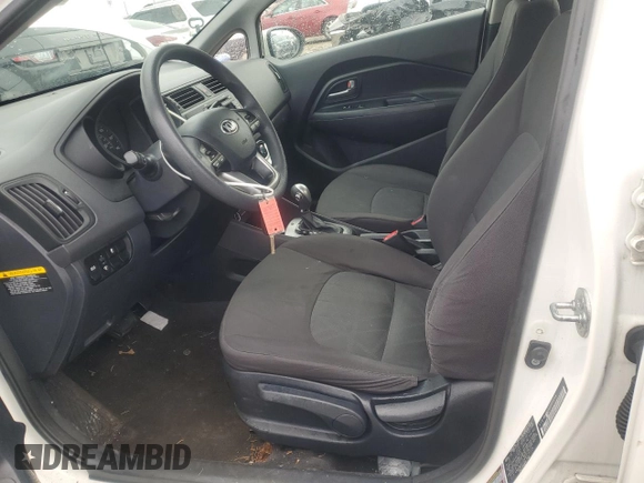 2015 Kia Rio LX with VIN KNADM5A33F6516514, listed as a Copart auction lot 88876485 with 105,591 mi miles and Salvage Title. Bid and sale history available at carsss.com. Image 7.