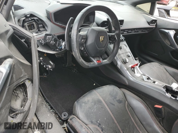 2019 Lamborghini Huracan z VIN ZHWUC2ZF3KLA11551, wystawiony jako Copart lot #45442774 z przebiegiem Nie podano mil oraz Nie do naprawy • Non repairable. Historia ofert i sprzedaży dostępna na DreamBid. Obrazek 8.