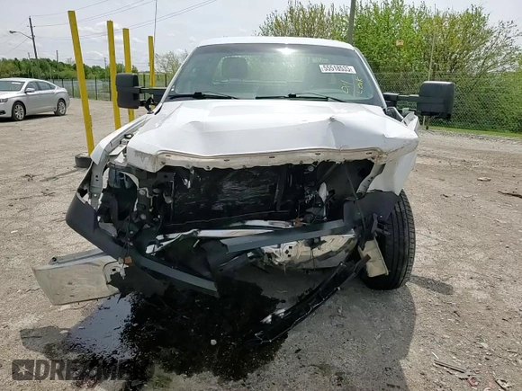 2010 Ford F-150 XL with VIN 1FTMF1CW2AKE74396, listed as a Copart auction lot 55518535 with 200,140 mi miles and Salvage title. Bid and sale history available at DreamBid. Image 14.