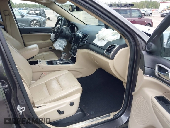 2020 Jeep Grand Cherokee Limited with VIN 1C4RJEBG1LC265105, listed as a IAAI auction lot 42485989 with 130,726 mi miles and . Bid and sale history available at DreamBid. Image 5.