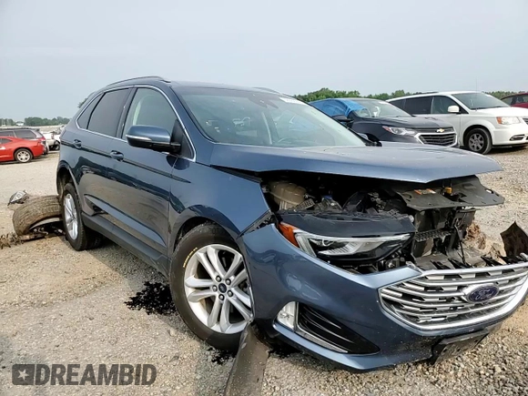 2019 Ford Edge SEL with VIN 2FMPK3J96KBC24295, listed as a Copart auction lot 59392235 with 112,075 mi miles and Salvage title. Bid and sale history available at DreamBid. Image 14.