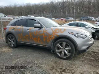 2011 Infiniti FX with VIN JN8BS1MW7BM170136, listed as a Copart auction lot 50385225 with Not provided miles and Salvage title. Bid and sale history available at DreamBid. Image 4.