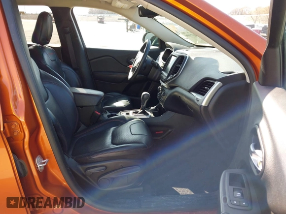 2016 Jeep Cherokee Trailhawk with VIN 1C4PJMBBXGW251682, listed as a IAAI auction lot 41973696 with 100,411 mi miles. Bid and sale history available at carsss.com. Image 5.