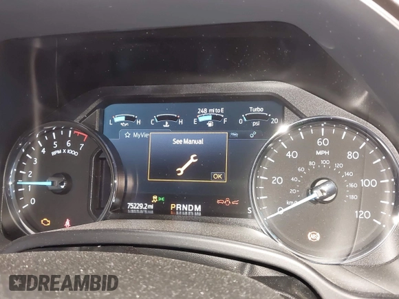 2020 Ford Expedition Max Limited with VIN 1FMJK2AT3LEA62398, listed as a IAAI auction lot 42575499 with 75,229 mi miles and . Bid and sale history available at DreamBid. Image 7.