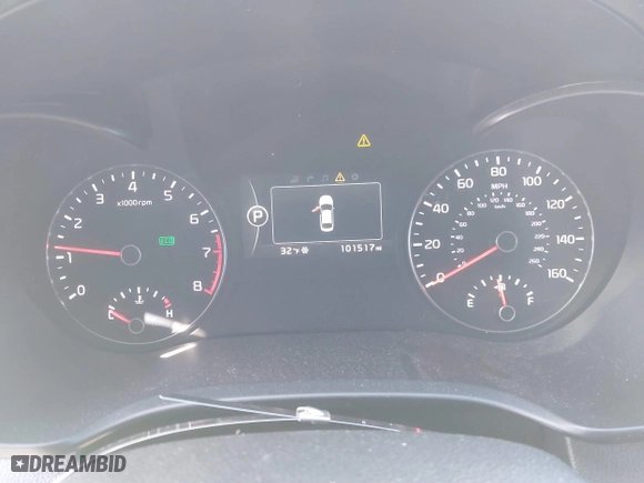 2017 Kia Optima SX with VIN 5XXGW4L20HG121574, listed as a IAAI auction lot 41586918 with 101,517 mi miles. Bid and sale history available at carsss.com. Image 7.