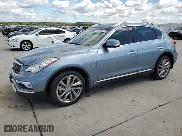 2017 Infiniti QX50 with VIN JN1BJ0RP4HM382093, listed as a Copart auction lot 70749584 with 91,125 mi miles and Salvage Title. Bid and sale history available at carsss.com. Image 1.