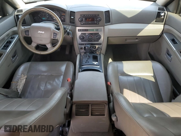 2005 Jeep Grand Cherokee Laredo with VIN 1J4HR48N75C639122, listed as a Copart auction lot 54394425 with 206,481 mi miles and Salvage title. Bid and sale history available at DreamBid. Image 8.