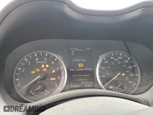 2020 Infiniti Q50 Pure с VIN JN1EV7AP7LM203642, выставлен на аукционе Copart как лот 82875694 с пробегом 55 727 миль миль и Списание • Salvage title. История ставок и продаж доступна на DreamBid. Изображение 9.