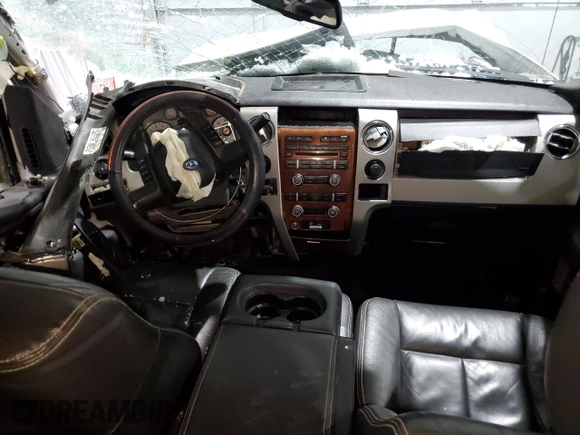 2010 Ford F-150 XL with VIN 1FTFW1EVXAFD69983, listed as a Copart auction lot 44758875 with 299,876 mi miles and Salvage Title. Bid and sale history available at DreamBid. Image 8.