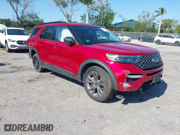 2021 Ford Explorer XLT z VIN 1FMSK7DH3MGB50785, wystawiony jako IAAI lot #42018105 z przebiegiem 119 781 mil mil oraz . Historia ofert i sprzedaży dostępna na DreamBid. Obrazek 1.