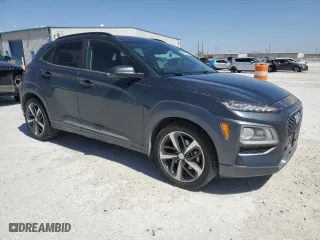 2018 Hyundai Kona Ultimate with VIN KM8K53A59JU105843, listed as a Copart auction lot 49783235 with 144,126 mi miles and Clean Title. Bid and sale history available at carsss.com. Image 4.