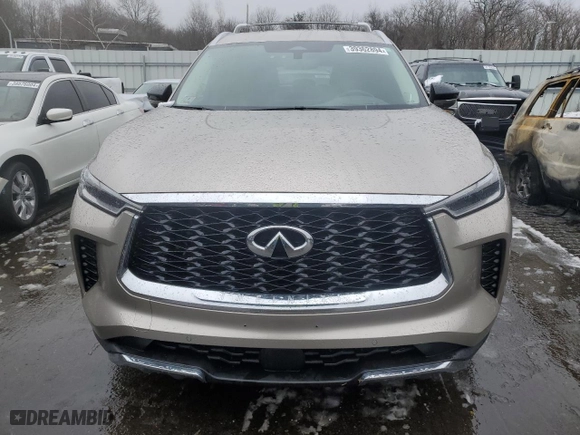 2022 Infiniti QX60 SENSORY with VIN 5N1DL1GS3NC341867, listed as a Copart auction lot 39362894 with 11,263 mi miles. Bid and sale history available at carsss.com. Image 5.