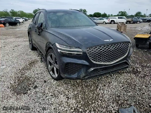 2022 Genesis GV70 3.5T Sport with VIN KMUMCDTC6NU074025, listed as a Copart auction lot 54132394 with 8,901 mi miles and Salvage Title. Bid and sale history available at carsss.com. Image 12.