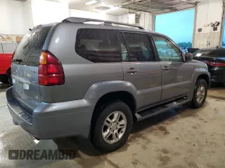 2007 Lexus GX 470 with VIN JTJBT20X870139695, listed as a Copart auction lot 67362474 with 222,269 mi miles and Salvage Title. Bid and sale history available at carsss.com. Image 3.