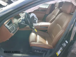 2015 BMW 7 Series 750Li with VIN WBAYE8C59FD781223, listed as a Copart auction lot 54944265 with 125,203 mi miles and Salvage title. Bid and sale history available at DreamBid. Image 7.