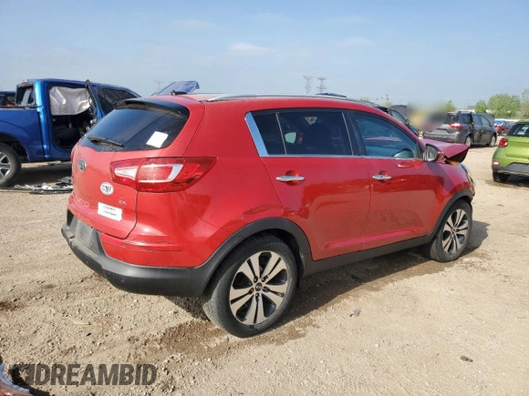 2011 Kia Sportage EX with VIN KNDPC3A24B7107358, listed as a Copart auction lot 56243725 with 99,942 mi miles and Salvage title. Bid and sale history available at DreamBid. Image 3.