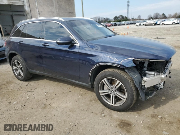 2020 Mercedes-Benz GLC with VIN W1N0G8EB6LF808755, listed as a Copart auction lot 49897765 with 66,948 mi miles and Salvage Title. Bid and sale history available at carsss.com. Image 4.
