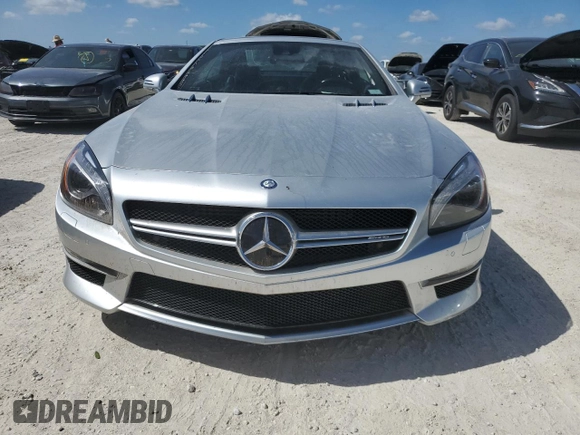 2013 Mercedes-Benz SL 63 AMG with VIN WDDJK7EA6DF015846, listed as a Copart auction lot 76460724 with Not provided miles and Salvage title. Bid and sale history available at DreamBid. Image 5.