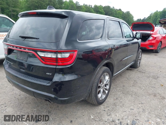2020 Dodge Durango GT Plus with VIN 1C4RDJDG3LC339489, listed as a IAAI auction lot 42352650 with 109,986 mi miles and . Bid and sale history available at DreamBid. Image 4.
