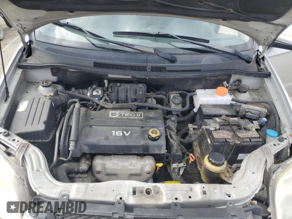 2007 Chevrolet Aveo LT with VIN KL1TG56687B114450, listed as a Copart auction lot 53069435 with 150,469 mi miles and Salvage title. Bid and sale history available at DreamBid. Image 12.