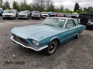 1966 Ford Thunderbird z VIN 6Y83Z114531, wystawiony jako Copart lot #54418585 z przebiegiem 52 212 mil mil oraz Szkody całkowita. Historia ofert i sprzedaży dostępna na DreamBid. Obrazek 1.