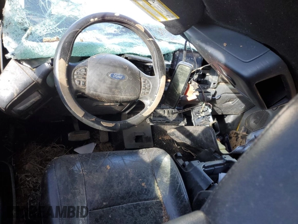 2006 Ford F-250 XL with VIN 1FTSW21P26EB37404, listed as a Copart auction lot 48930595 with Not Provided miles and Salvage Title. Bid and sale history available at DreamBid. Image 8.