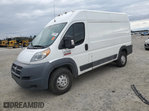 2014 Ram ProMaster Cargo with VIN 3C6TRVBG3EE129057, listed as a Copart auction lot 86796084 with 133,741 mi miles and Salvage Title. Bid and sale history available at DreamBid. Image 1.