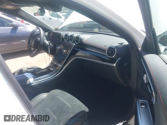 2024 Mercedes-Benz C 43 AMG with VIN W1KAF8HB8RR201456, listed as a IAAI auction lot 42012404 with 7,471 mi miles and . Bid and sale history available at DreamBid. Image 5.