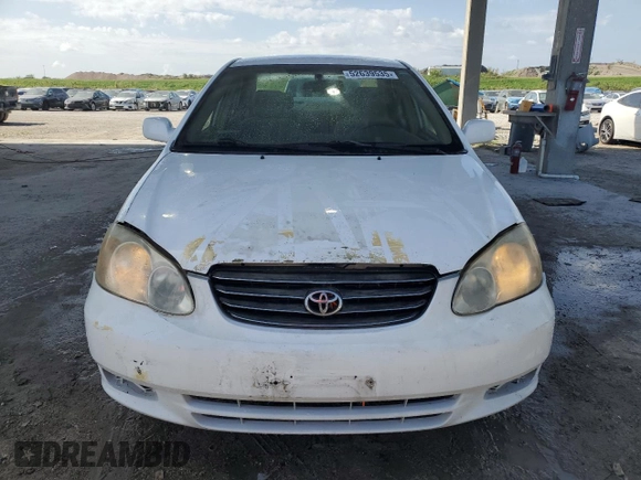 2004 Toyota Corolla CE with VIN JTDBR32E542033286, listed as a Copart auction lot 52639535 with 266,351 mi miles and Clean Title. Bid and sale history available at DreamBid. Image 5.