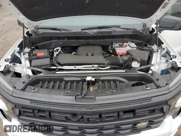 2024 Chevrolet Silverado 1500 Custom with VIN 1GCPDBEK0RZ388333, listed as a Copart auction lot 83615434 with 1,898 mi miles and Non Repairable. Bid and sale history available at DreamBid. Image 11.