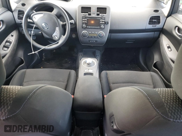 2015 Nissan LEAF SV with VIN 1N4AZ0CP9FC326217, listed as a Copart auction lot 73225843 with 49,163 mi miles and . Bid and sale history available at DreamBid. Image 8.