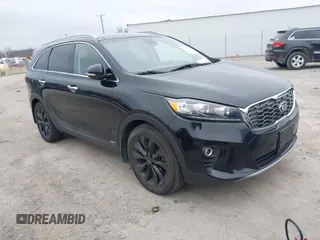 2020 Kia Sorento EX V6 with VIN 5XYPHDA59LG675921, listed as a IAAI auction lot 41502120 with 63,433 mi miles. Bid and sale history available at carsss.com. Image 1.