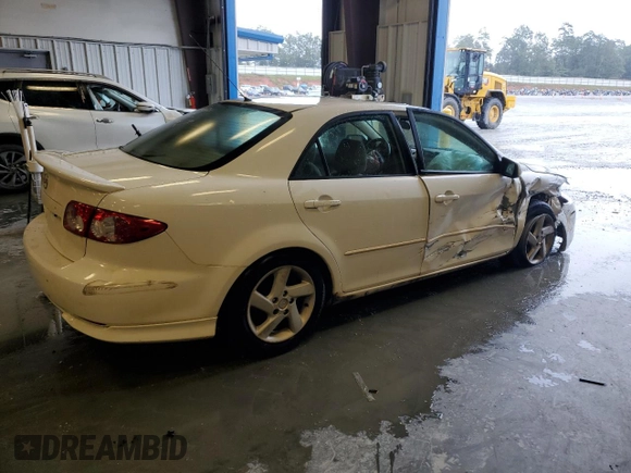 2004 Mazda 6 i with VIN 1YVFP80CX45N43521, listed as a Copart auction lot 73315234 with 182,697 mi miles and Salvage Title. Bid and sale history available at DreamBid. Image 3.